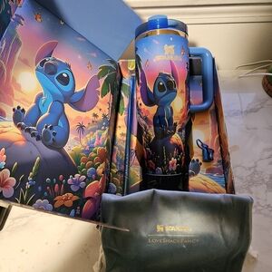 Custom Stitch Stanley 40ozTumbler With Gift Box, Dust Bag, Straw And Straw Cover